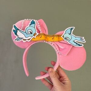 Pink Cinderella dress Mickey ears